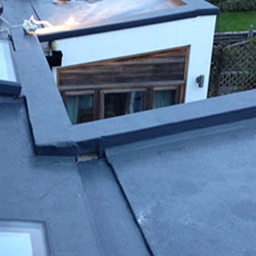 flat grey roof 