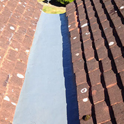 new drainage system on roof