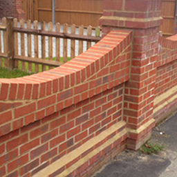 new brick wall