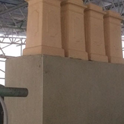 concrete chimney